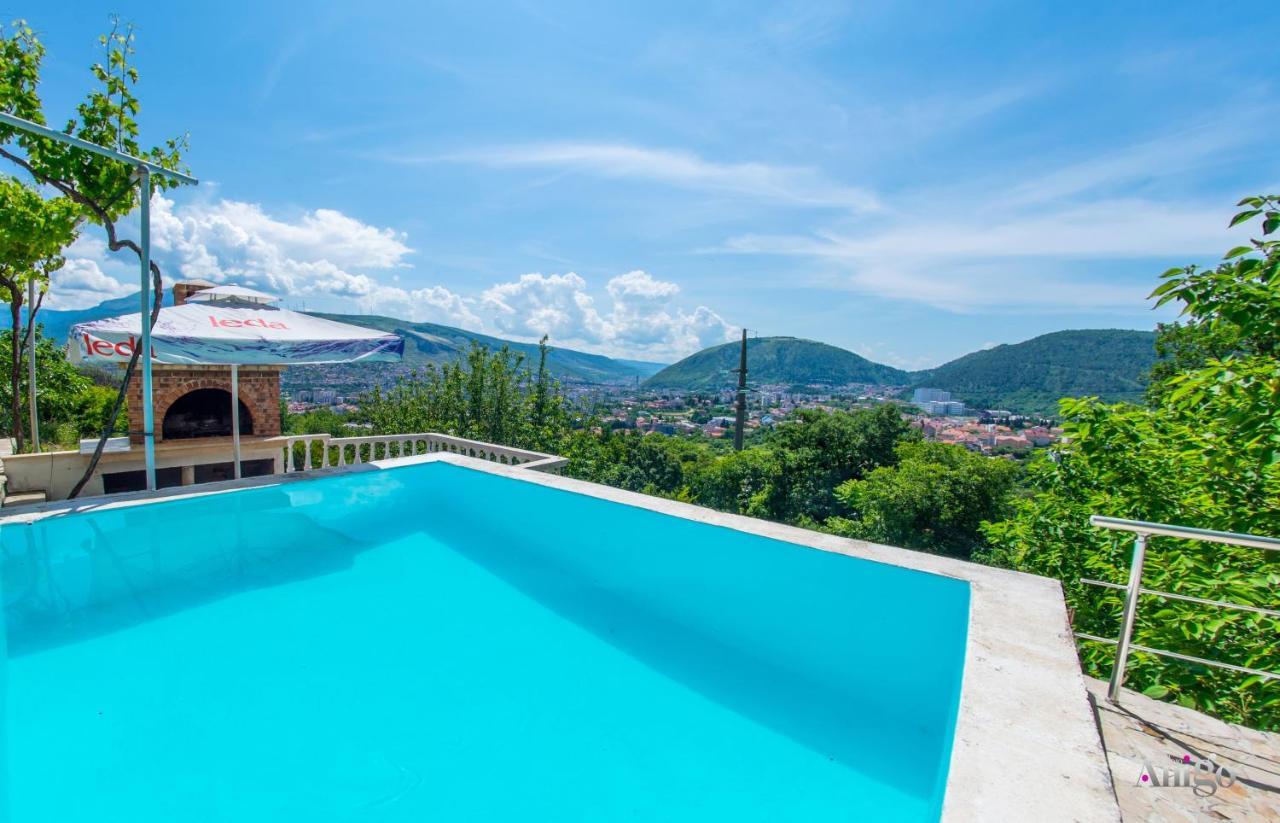 Perfect View Of Mostar - With Swimming Pool Exterior foto
