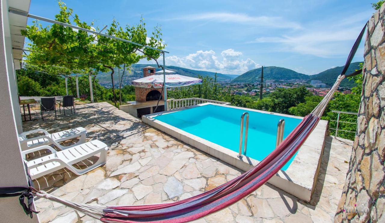 Perfect View Of Mostar - With Swimming Pool Exterior foto