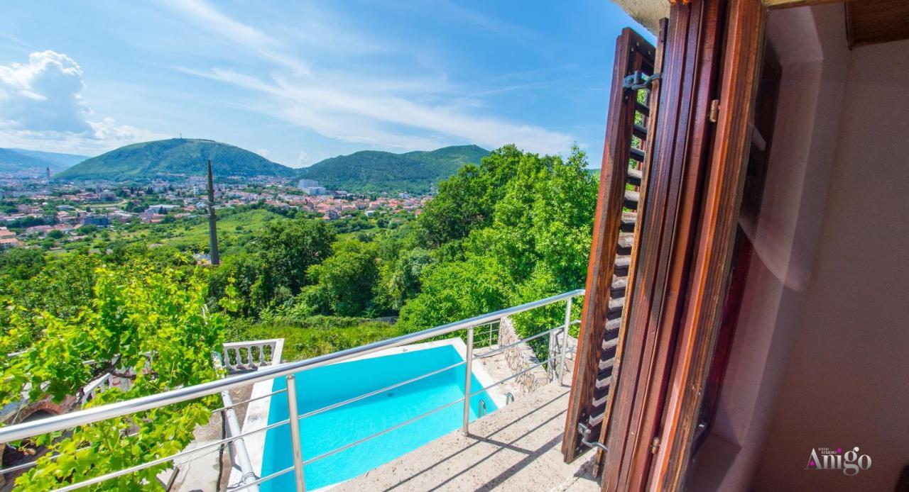 Perfect View Of Mostar - With Swimming Pool Exterior foto
